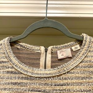 Anthropologie tweed tee shirt